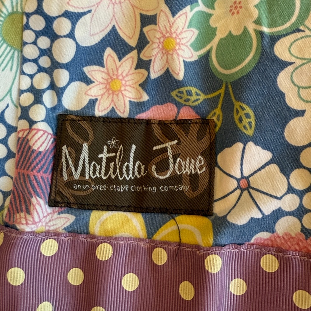 Matilda Jane Pink and Blue Floral Dress - Picture 8 of 8